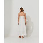 Vestido Bordado Susie - Off White