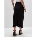 Saia Maxi Longuete Viscose Gerlani - Preto
