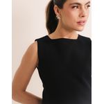 Vestido Mini Alfaiataria - Preto