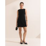 Vestido Mini Alfaiataria - Preto