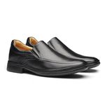 Sapato Social masculino DUO COMFORT Francajel Preto