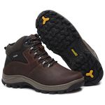 Bota Adventure Masculina Gogowear 100% Couro ref Alpina cor Mustang Pinhão 