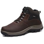 Bota Adventure Masculina Gogowear 100% Couro ref Alpina cor Mustang Pinhão 