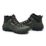 Bota Adventure Masculina Gogowear 100% Couro ref Argon cor Verde Militar