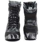 Bota EPI CA Tática Militar Gogowear 100% Couro ref Bope cor Camuflado Chumbo