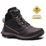 Bota EPI CA Tatica Militar Gogowear em Couro ref Pac cor Café