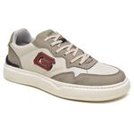 Sapatênis Masculino 100% Couro Gogowear Baker Off-white/Concreto 