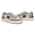 Sapatênis Masculino 100% Couro Gogowear Baker Off-white/Concreto 