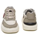 Sapatênis Masculino 100% Couro Gogowear Baker Off-white/Concreto 