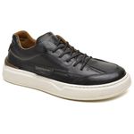 Sapatênis Masculino 100% Couro Gogowear Leroy Preto 