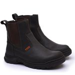 Bota Chelsea EPI CA Casual Gogowear 100% Couro ref Carbon cor Café