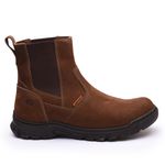 Bota Chelsea EPI CA Casual Gogowear 100% Couro ref Carbon cor Cravo