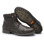 Bota Coturno Casual Gogowear 100% Couro ref Cromo cor Café