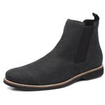 Bota Chelsea Casual Masculina Gogowear 100% Couro ref D120 cor Preta