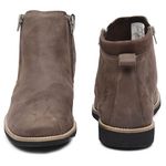 Bota Chelsea (com zíper) Casual Gogowear 100% Couro ref D125 cor Café 