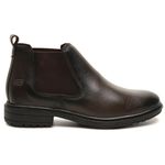 Bota Casual Masculina Gogowear 100% Couro ref Del Rio Floater Café