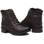 Bota Feminina em Couro Gogowear Ester Café 