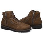 Bota Casual Masculina Gogowear 100% Couro ref Explorer Cravo