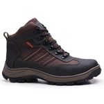 Bota Segurança Adventure EPI CA Gogowear 100% Couro ref Fall cor Café / NY 317