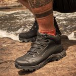 Bota Gogowear 100% Couro ref Bronco Preto