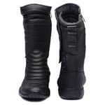 Bota Tática Militar Cano Alto Gogowear 100% Couro ref Custom cor Preta