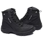 Bota Tático Militar 100% Impermeável Gogowear 100% Couro ref Roadstar cor Preto