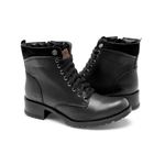 Bota Feminina em Couro Gogowear Charrie Preto