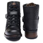 Bota Feminina em Couro Gogowear Louis Preta