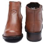 Bota Feminina em Couro Gogowear Maysa Havana