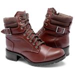 Bota Feminina em Couro Gogowear Myrian Goiaba