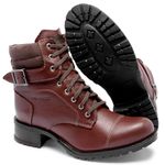 Bota Feminina em Couro Gogowear Myrian Goiaba