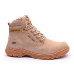 Bota Coturno Adventure Gogowear 100% Couro ref GW10 cor Areia