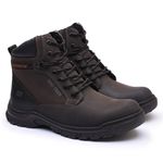 Bota Coturno Adventure Gogowear 100% Couro ref GW10 cor Cafe