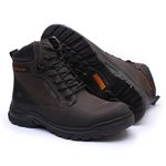 Bota Coturno Adventure Gogowear 100% Couro ref GW10 cor Cafe