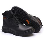 Bota Coturno Adventure Gogowear 100% Couro ref GW10 cor Preto