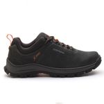 Tenis Anti-Torção Segurança EPI CA Gogowear 100% Couro ref Hard Concreto - Cinza Preto
