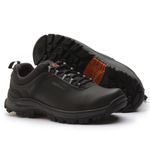 Tenis Anti-Torção Segurança EPI CA Gogowear 100% Couro ref Hard Preto