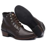 Bota Feminina em Couro Gogowear Iris Café 