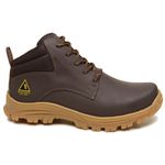 Bota Gogowear Para Eletricista 100% Couro com CA - Ref. KW2024 Café Sola Carambola
