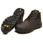 Bota Gogowear Para Eletricista 100% Couro com CA - Ref. KW2025 Café 
