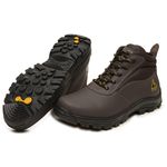 Bota Gogowear Para Eletricista 100% Couro com CA - Ref. KW2026 Café 