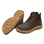 Bota Gogowear Para Eletricista 100% Couro com CA - Ref. KW2026 Café Sola Carambola 