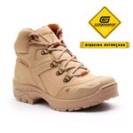 Bota Tática Militar Gogowear Microfibra ref Mamute cor Bege