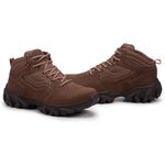 Bota Adventure Mascullino Gogowear 100% Couro ref Mufasa Cravo