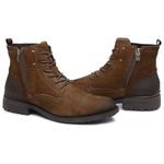 Bota Casual Masculina Gogowear 100% Couro ref Roos 15 cor Café