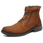 Bota Casual Masculina Gogowear 100% Couro ref Roos 19 cor Castor