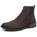 Bota Casual Masculina Gogowear 100% Couro ref Roos 21 cor Reful Brown