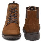 Bota Casual Masculina Gogowear 100% Couro ref Roos 21 cor Castor