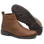 Bota Chelsea Casual Masculina Gogowear 100% Couro ref Roos 27 cor Havana