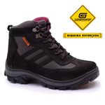 Bota Feminina Segurança EPI CA Gogowear 100% Couro ref Ruger cor Preto-A